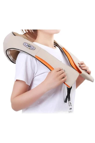 SMAYLİNG Boyun Sırt Bel Omuz Cihazı Bacak Insan Eli Yoğurma Hissi Veren Masaj Aleti Ofis Ev - 2