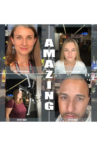 SMAYLİNG Yıldız Çubuk Led Işık Ürün Çekim Canlı Yayın Tam Profesyonel 2.10cm Trpod Ayak Çekim Işığı - 3