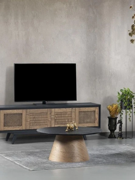 Oslo Meşe Orta Sehpa - Resim 6