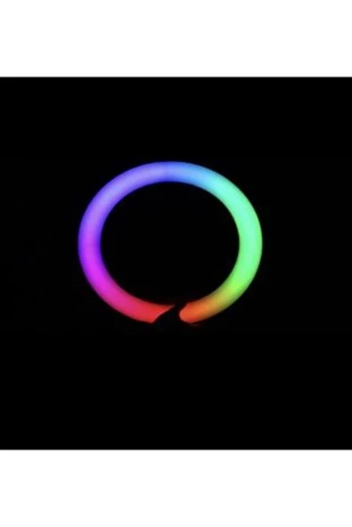 SMAYLİNG Ring Light Mega Boy 70w Rgbli Selfie Çekim Işığı Profosyonel Çantalı Kumandalı Tripodlu Makeup - 5