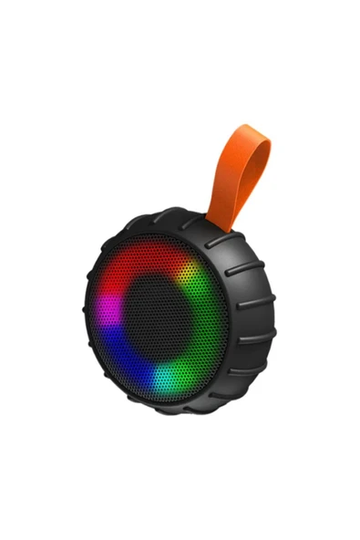 SMAYLİNG Mini Taşınabilir Hoparlör | Bluetooth, RGB Işıklı, Su Geçirmez, Stereo Ses Kalitesi - 2