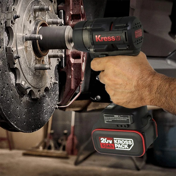 Kress KH276.91 20Volt 700/850Nm Kömürsüz Profesyonel Şarjlı Somun Sıkma (Akü Dahil Değildir) - 7