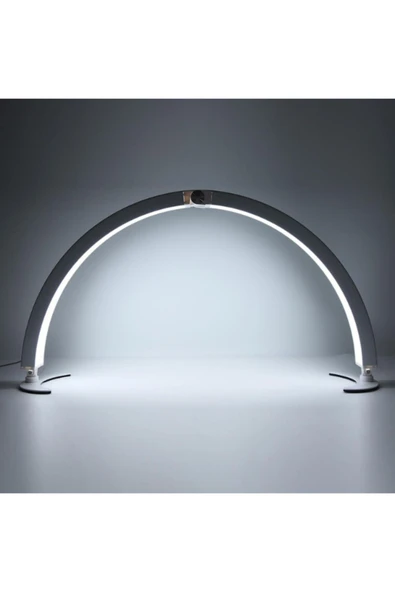 SMAYLİNG Katlanabilir Masa Üstü Ay Lambası 36 Yükseklik 73 En Kumandalı Kirpik Kaş ve Tırnak LED Masa Lambası - 6