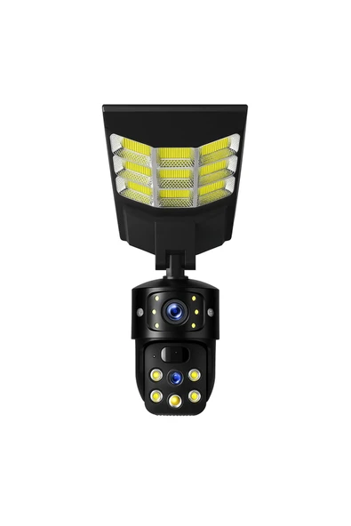 SMAYLİNG Solar Güneş Enerjili Kamera | 4G Sim Destekli, Çift Lens, HD Görüntü, Su Geçirmez Güvenlik Kamerası