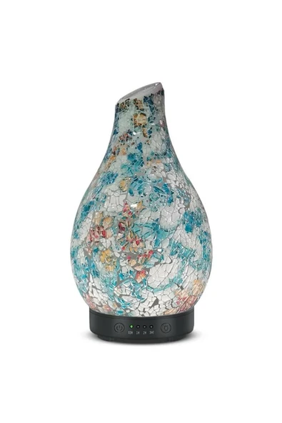 SMAYLİNG Hava Nemlendirici Aromaterapi Ev Ofis Kokusu Led Işıklı Desenli Dekoratif Modern Şık Zaman Ayarlı