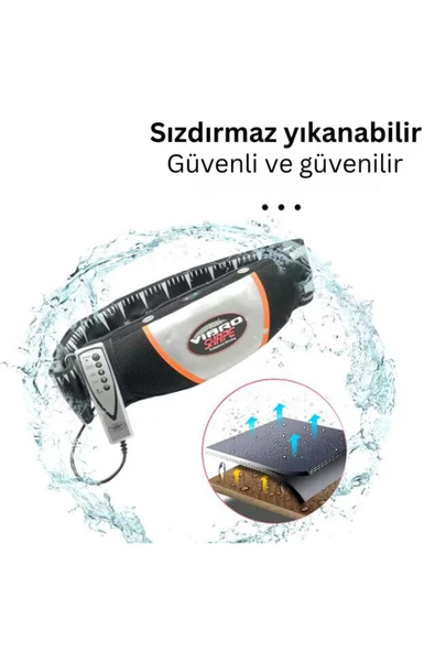 SMAYLİNG Profesyonel Titreşimli Zayflama Cihazı Çift Motorlu Bel Omuz Kol ve Bacak Masajı Göbek Eritme Kemeri - 2