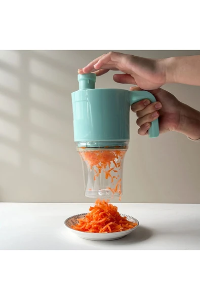 SMAYLİNG Şarjlı Mikser Blender Şarjlı 5in1 Çok Amaçlı Mikser Blender Çırpıcı Doğrayıcı Parçalayıcı 300Ml - 3