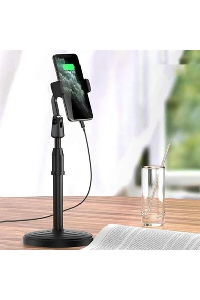 SMAYLİNG 360° Döner Masaüstü Teleskopik Telefon Standı – Çok Fonksiyonlu ve Ayarlanabilir Tutucu