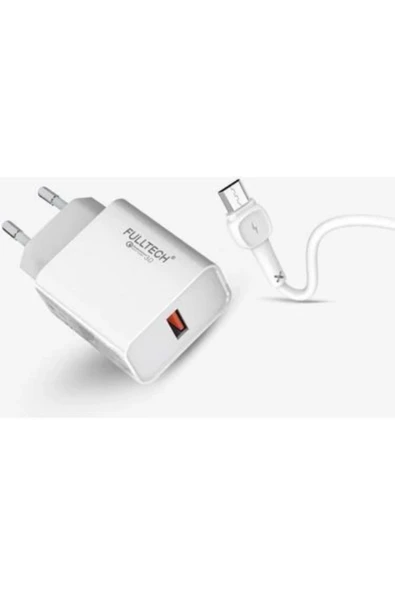 SMAYLİNG 18W Hızlı Şarj Adaptörü ve Mikro Kablo - 2