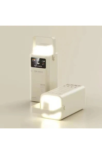 SMAYLİNG 50.000 mAh Ultra Güçlü Powerbank Led Aydınlatmalı Taşıma Askı Hızlı Şarj 22,5w 4xusbMicrolıghtngtypc - 2