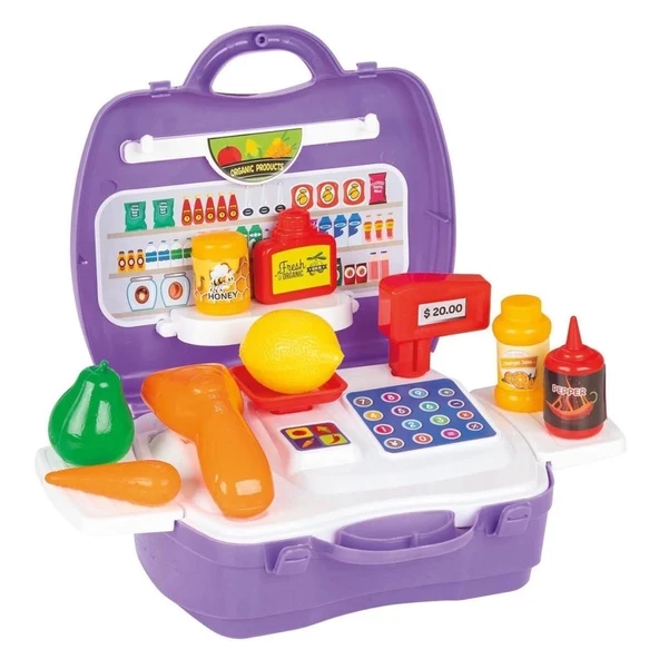 CEYLAN ADAM   03 563 Çantalı Market Seti -Pilsan Oyuncak ürün görseli