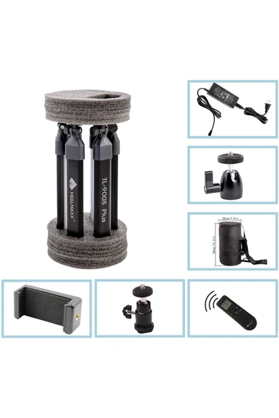 SMAYLİNG Yıldız Çubuk Led Işık Ürün Çekim Canlı Yayın Tam Profesyonel 2.10cm Trpod Ayak Çekim Işığı - 4