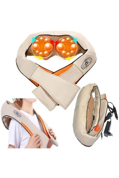 SMAYLİNG Boyun Sırt Bel Omuz Cihazı Bacak Insan Eli Yoğurma Hissi Veren Masaj Aleti Ofis Ev