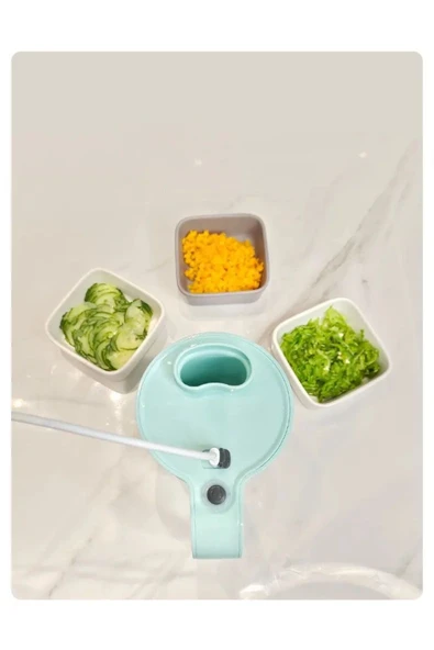 SMAYLİNG Şarjlı Mikser Blender Şarjlı 5in1 Çok Amaçlı Mikser Blender Çırpıcı Doğrayıcı Parçalayıcı 300Ml - 8