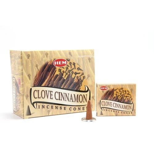 Clove Cinnamon Aromalı Konik Tütsü ürün görseli
