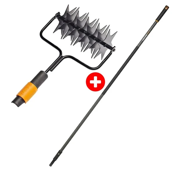 Fiskars 136524 Quickfit Çim Havalandırıcı + Grafit Sap 156 cm ürün görseli 1