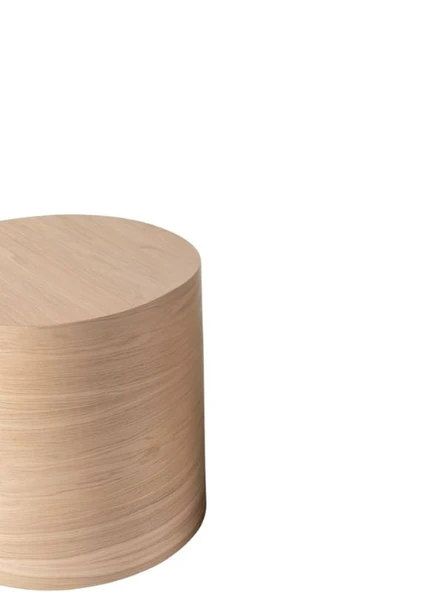 Walnut Ahşap Yan Sehpa - Resim 6