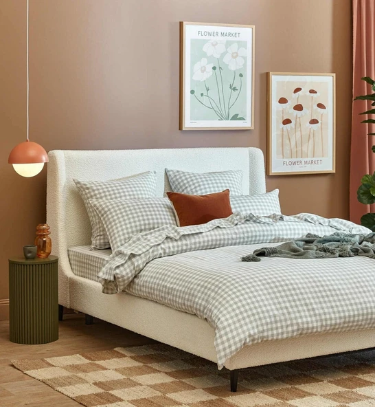 Mariposa Bohem Ahşap Yan Sehpa - Resim 6