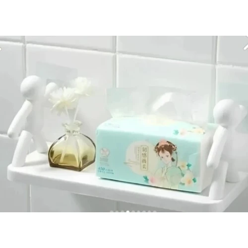 İnsan Figürlü Yapışkanlı Çok Amaçlı Duvar Rafı - Resim 5