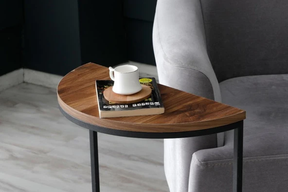 Lisa Metal Tekli Yan Sehpa - Resim 6