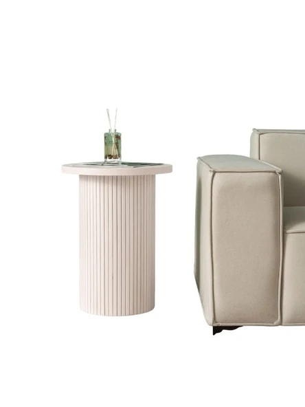 Leonora Bohem Ahşap Yan Sehpa - Resim 2