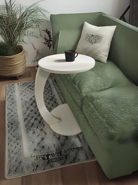 Lunora Kayın Ahşap C Yan Sehpa ürün görseli