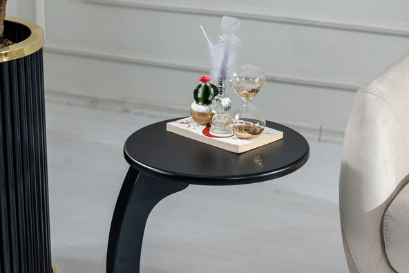 Lunora Kayın Ahşap C Yan Sehpa - Resim 8