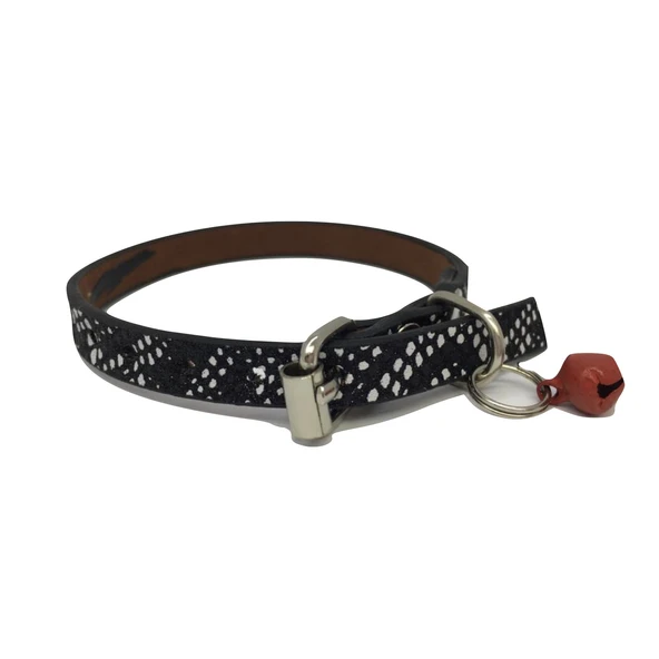 Zilli Deri Kedi Tasması 5'li Set 30 cm - Resim 3