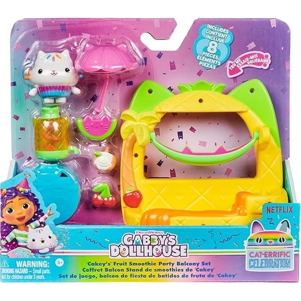 CEYLAN ADAM   Gabby's Dollhouse Balkon Takımı Figür Set - Resim 5