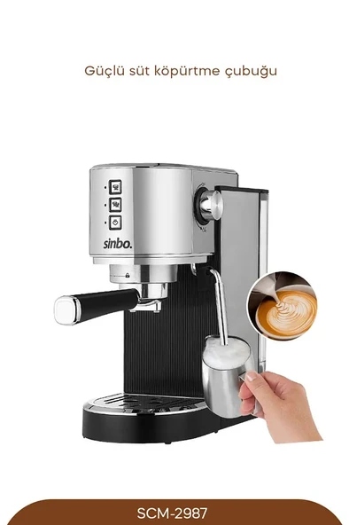 SCM-2987 Espresso Kahve Makinesi - 2