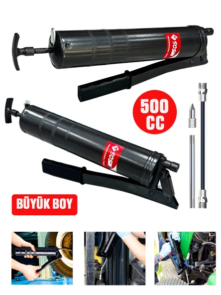 Rowermax Sosin Yüksek Basınçlı Gres Yağ Pompası 500 Cc Gres Tabancası