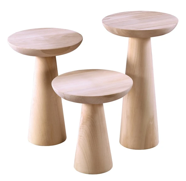 Mushroom 3'lü Zigon Sehpa - Resim 6