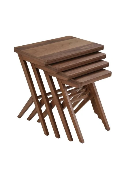 Zeta Ceviz Zigon Sehpa ürün görseli