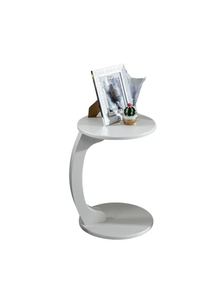 Lunora Ahşap C Yan Sehpa - Resim 2