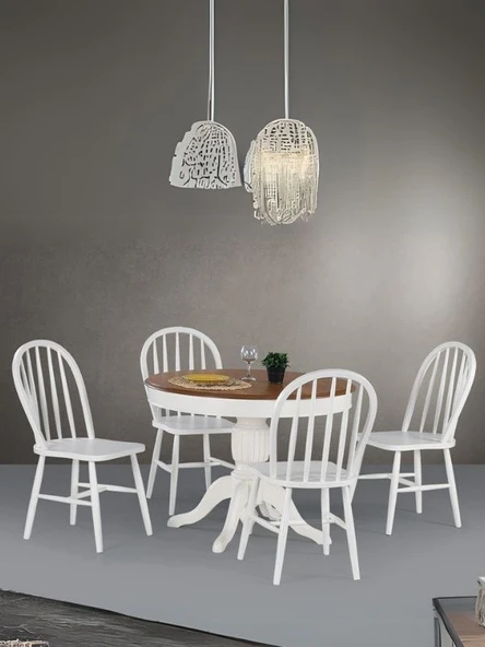 Montclair Baba Ayak Sabit Masa 120x120 - Resim 11