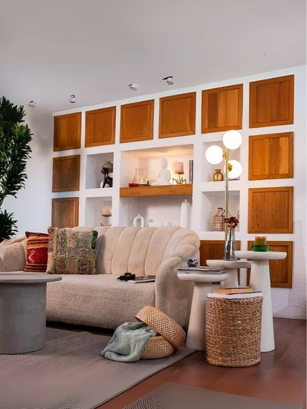 Mushroom Üçlü Zigon Sehpa - Resim 4