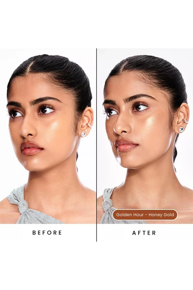 Sacheu Liquid Glow Stay-n Uzun Süre Kalıcı Likit Aydınlatıcı 04 Golden Hour 27.68ML - Resim 4