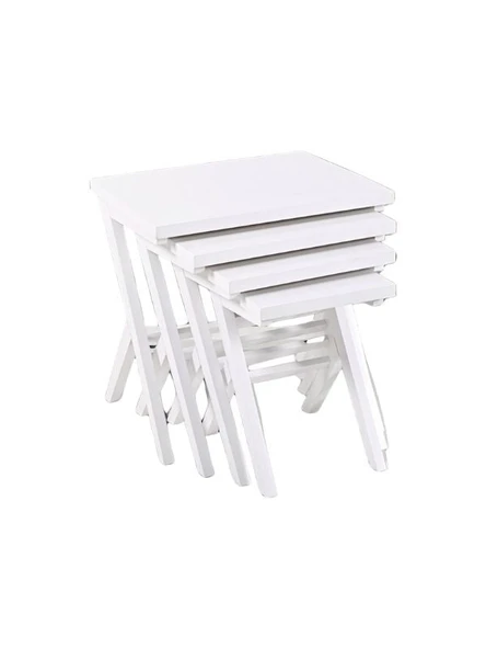 Zeta Ceviz Z Zigon Sehpa - Resim 7