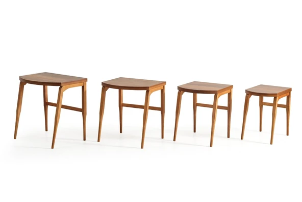 Oden Ceviz D Zigon Sehpa - Resim 10