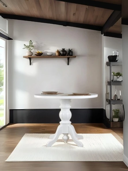 Ravello Baba Ayak Sabit Masa 90x90 ürün görseli