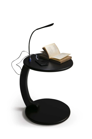 Lunora Ahşap C Yan Sehpa - Resim 10