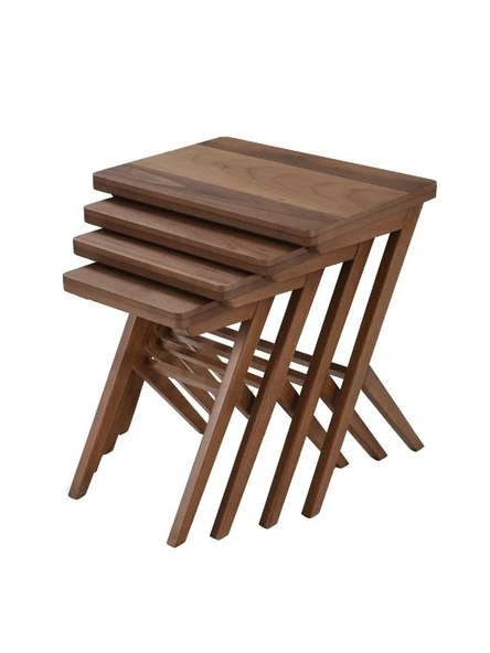 Zeta Ceviz Zigon Sehpa - Resim 2