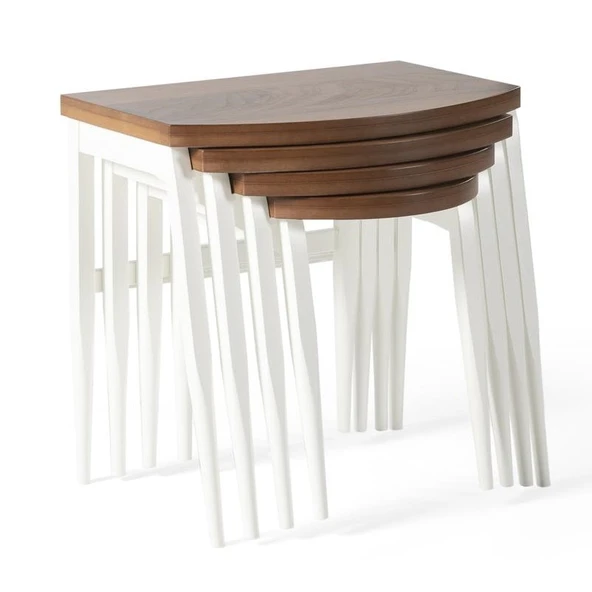 Oden Ceviz D Zigon Sehpa - Resim 3