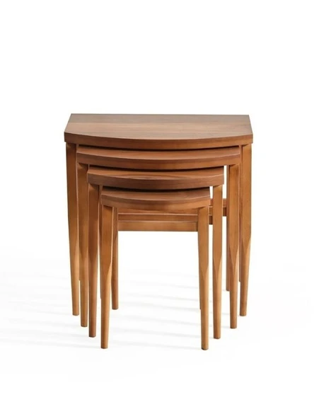 Oden Ceviz D Zigon Sehpa - Resim 5