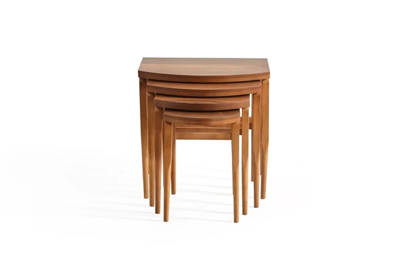 Oden Ceviz D Zigon Sehpa - Resim 7