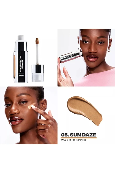 Sacheu Liquid Glow Stay-n Uzun Süre Kalıcı Likit Aydınlatıcı 05 Sun Daze 27.68ML - 3