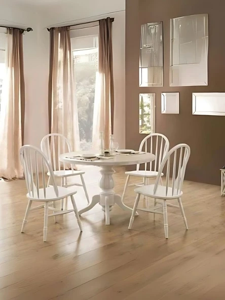 Ravello Baba Ayak Sabit Masa 120x120 ürün görseli