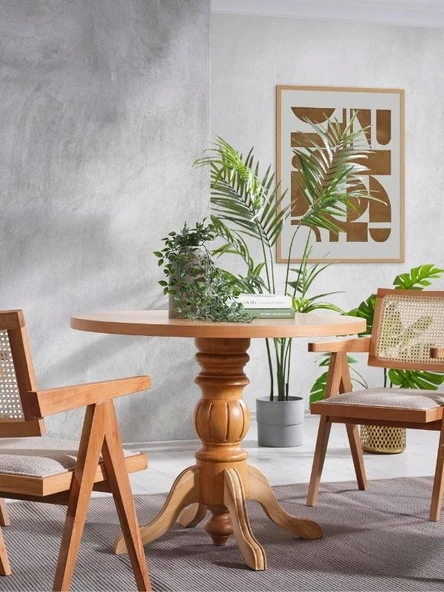 Ravello Baba Ayak Sabit Masa 100X100 ürün görseli