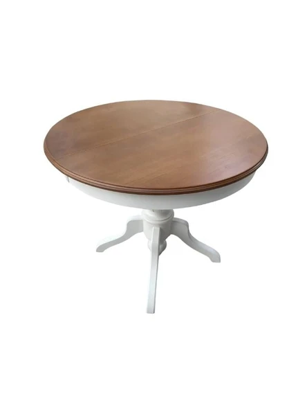 Lindon Baba Ayak Yuvarlak Açılır Masa 110x110 - Resim 5