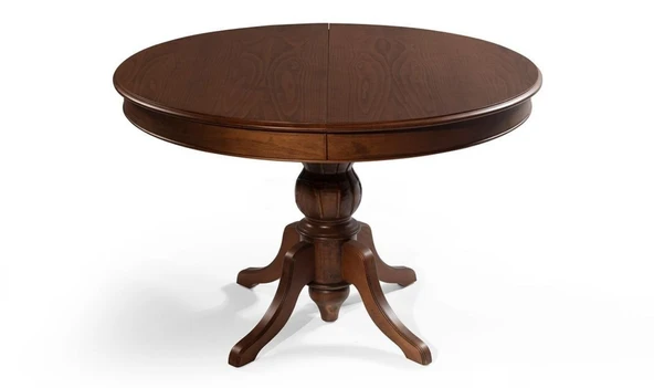 Lindon Baba Ayak Yuvarlak Açılır Masa 120x120 - Resim 5